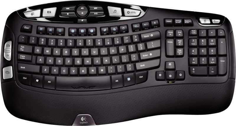 Fotografía de teclado ergonómico con teclas de función especiales (Fuente:mercadoactual.es)
